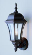  4502 WH - Burlington 1-Light Armed Metal and Glass Outdoor Wall Lantern